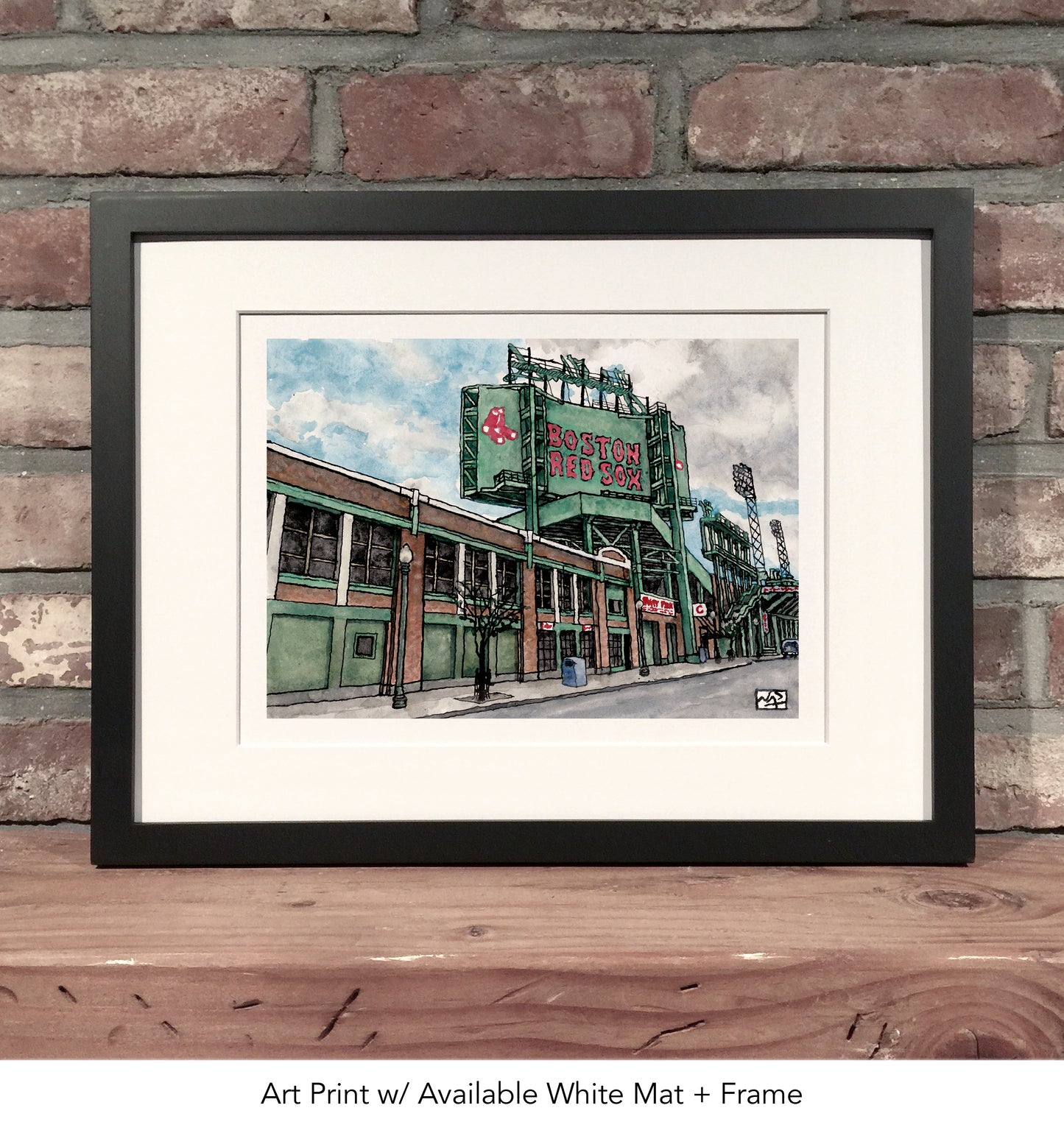 FENWAY PARK // Ink & Watercolor