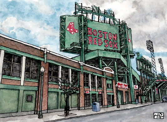 FENWAY PARK // Ink & Watercolor