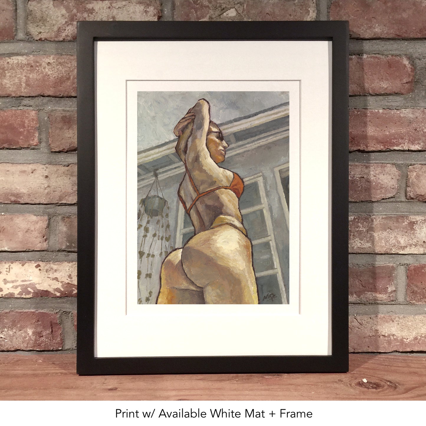 SUMMER BUTT // Oil on Paper