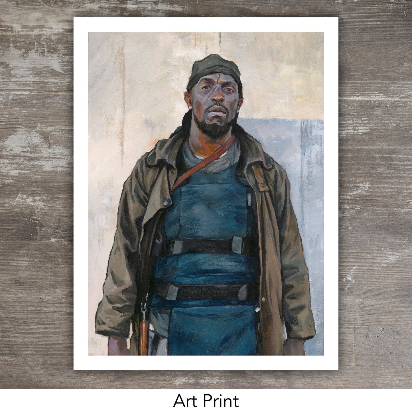 OMAR LITTLE, Michael K. Williams (The Wire, HBO) // Oil Painting