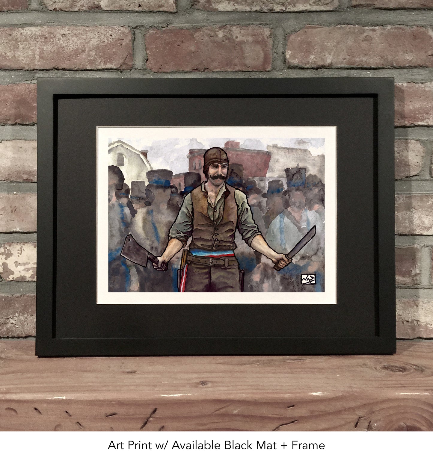 BILL THE BUTCHER Gangs of New York // Gouache & Pen and Ink