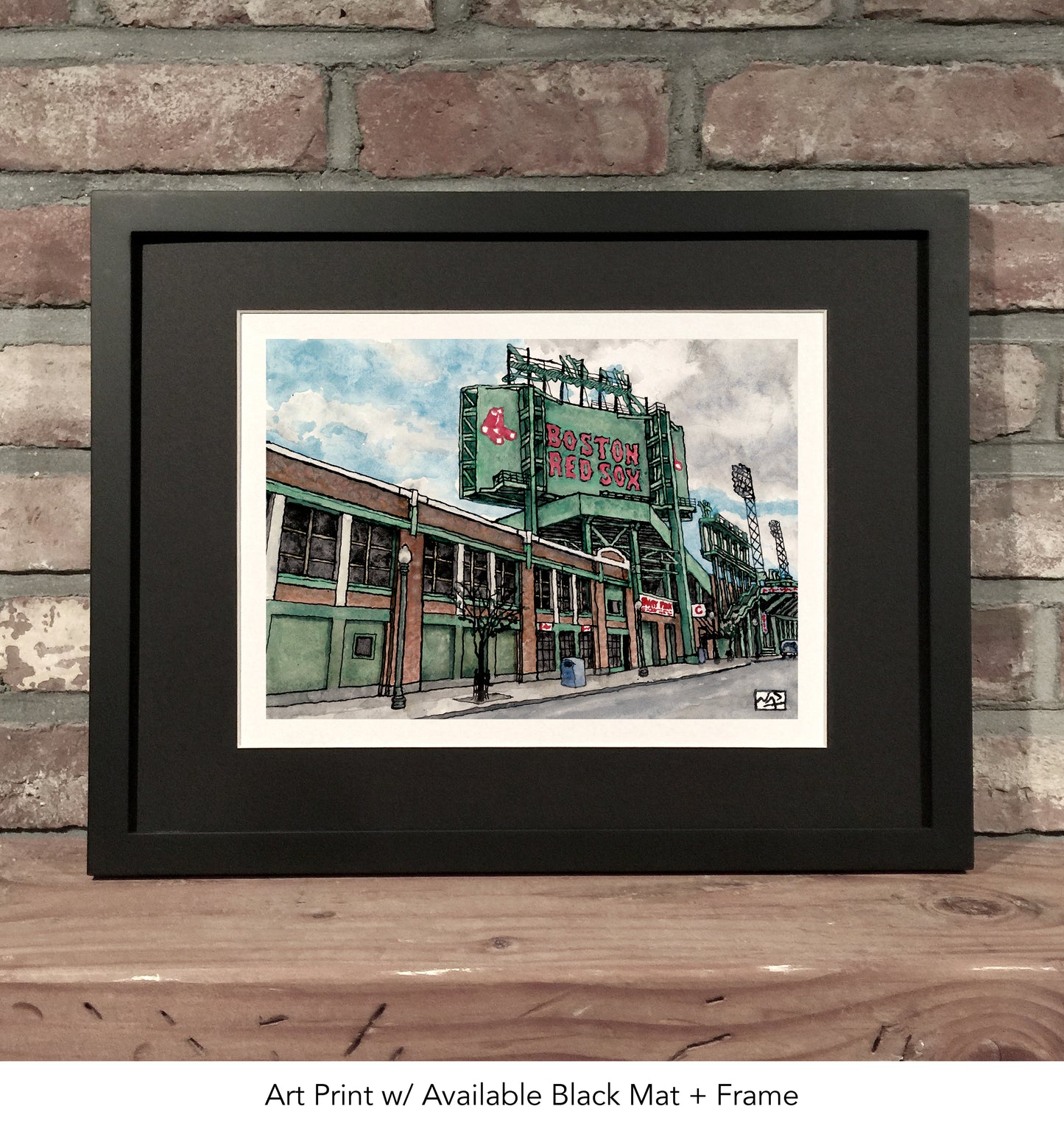 FENWAY PARK // Ink & Watercolor