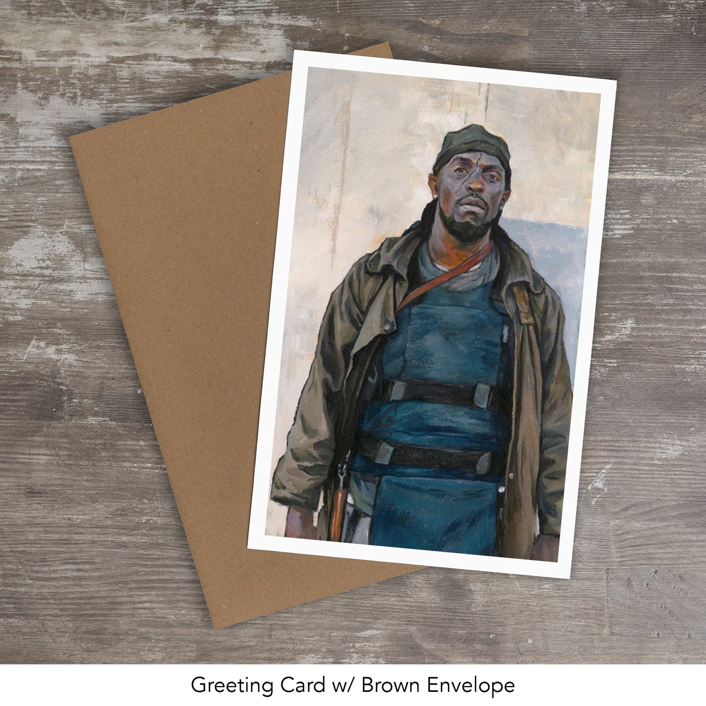 OMAR LITTLE, Michael K. Williams (The Wire, HBO) // Oil Painting