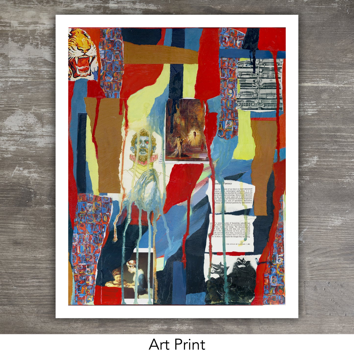 THE STYLE OF FANTASY // Mixed Media Painting