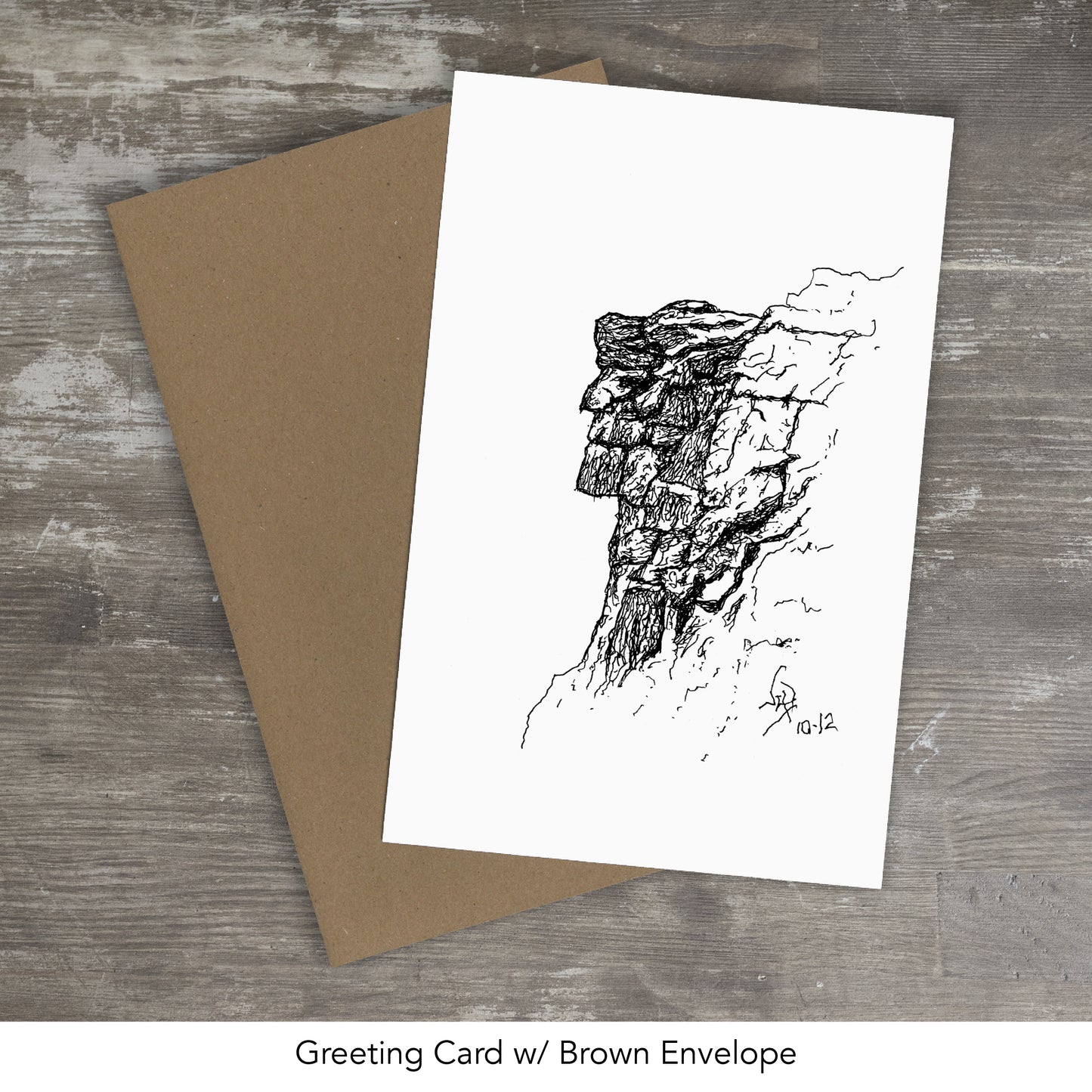 OLD MAN in the MOUNTAIN // Pen & Ink