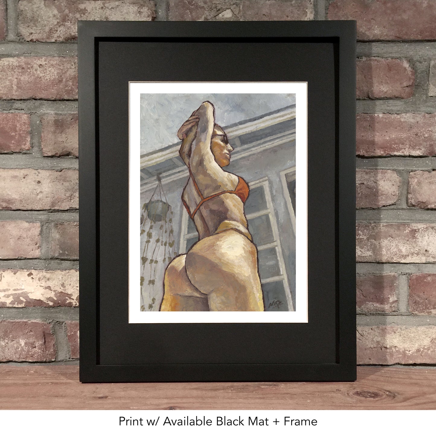 SUMMER BUTT // Oil on Paper