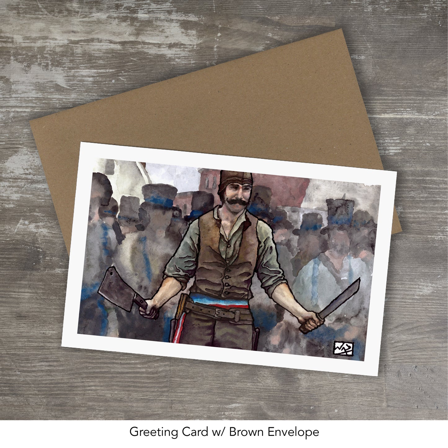 BILL THE BUTCHER Gangs of New York // Gouache & Pen and Ink