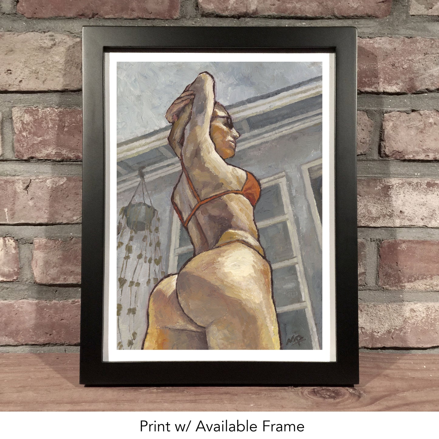 SUMMER BUTT // Oil on Paper