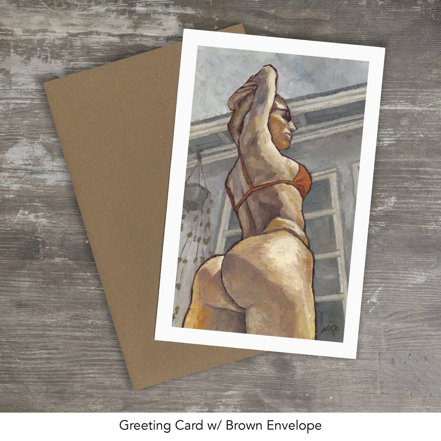 SUMMER BUTT // Oil on Paper