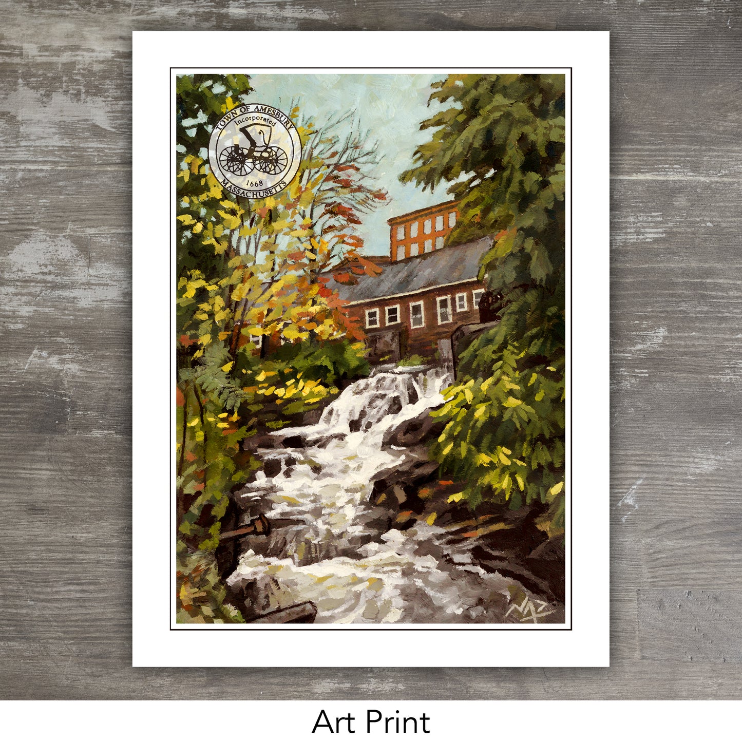AMESBURY MA // Oil Painting