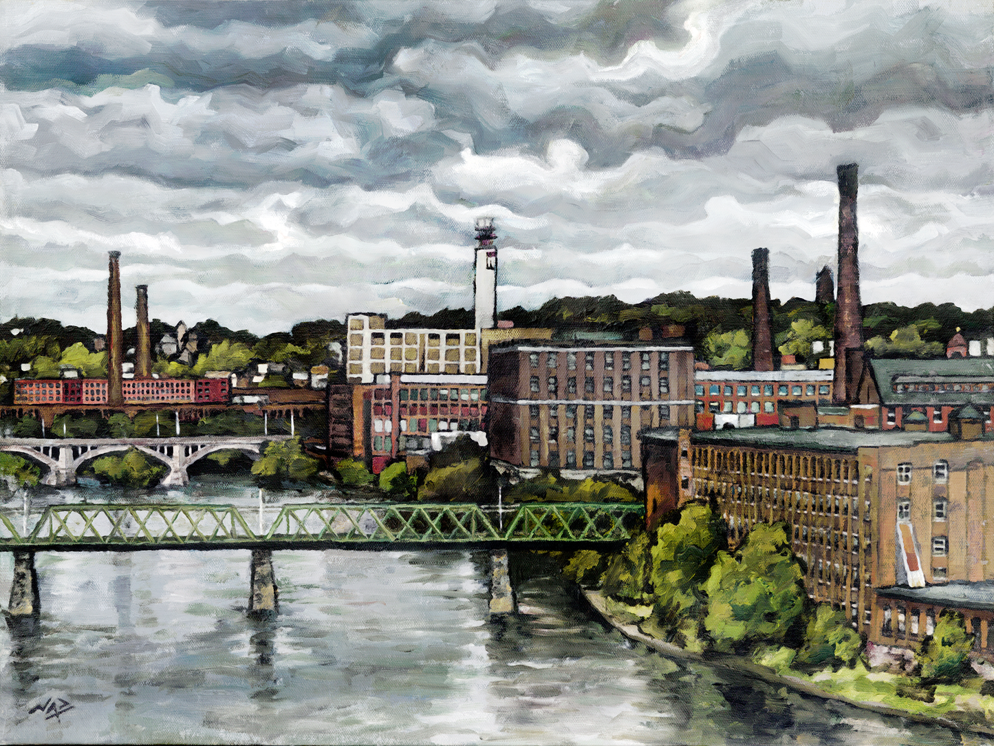 LAWRENCE MA // Oil Painting