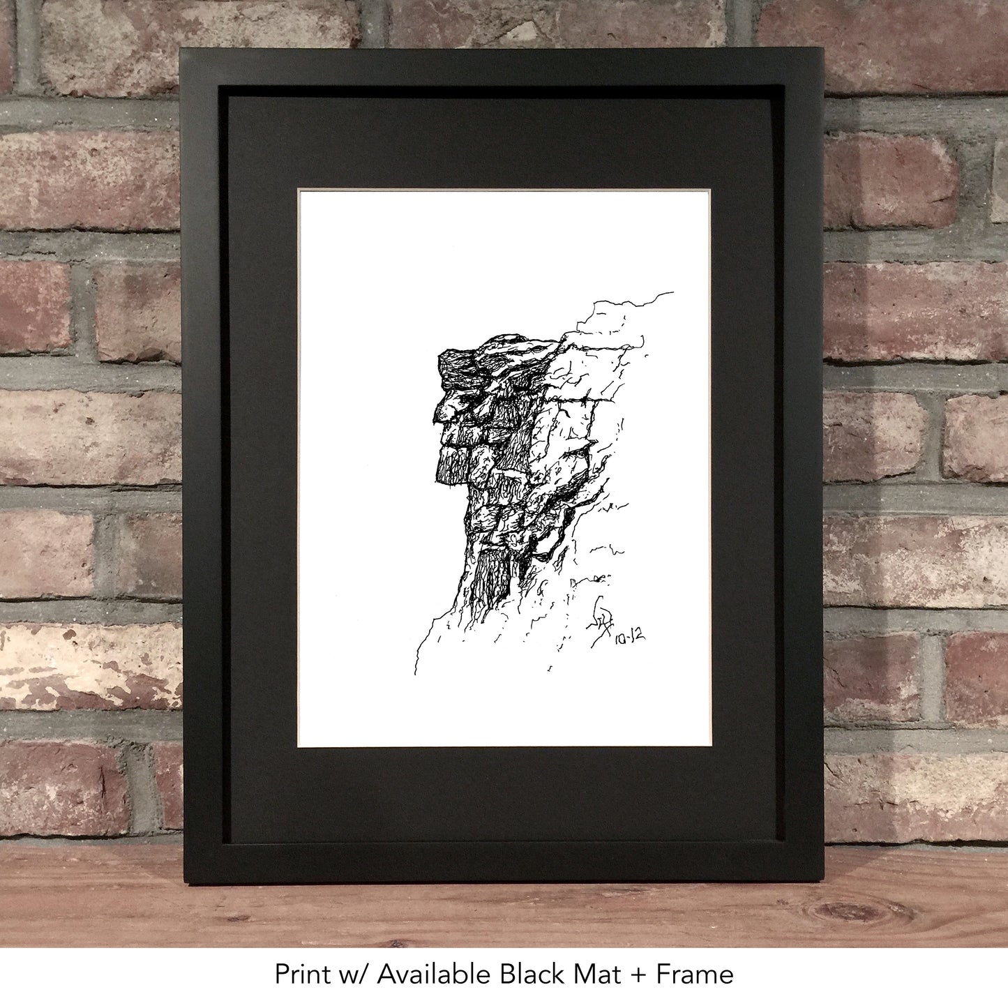 OLD MAN in the MOUNTAIN // Pen & Ink