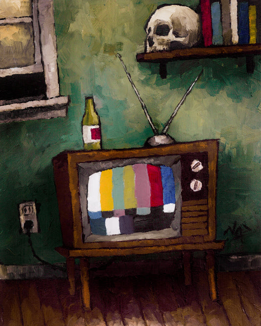 TV CASUALTY // Oil Painting