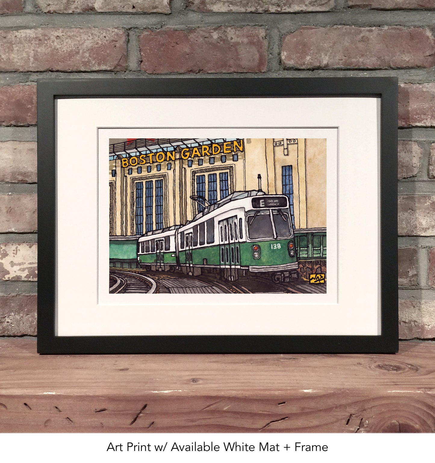 BOSTON GARDEN // Ink & Watercolor