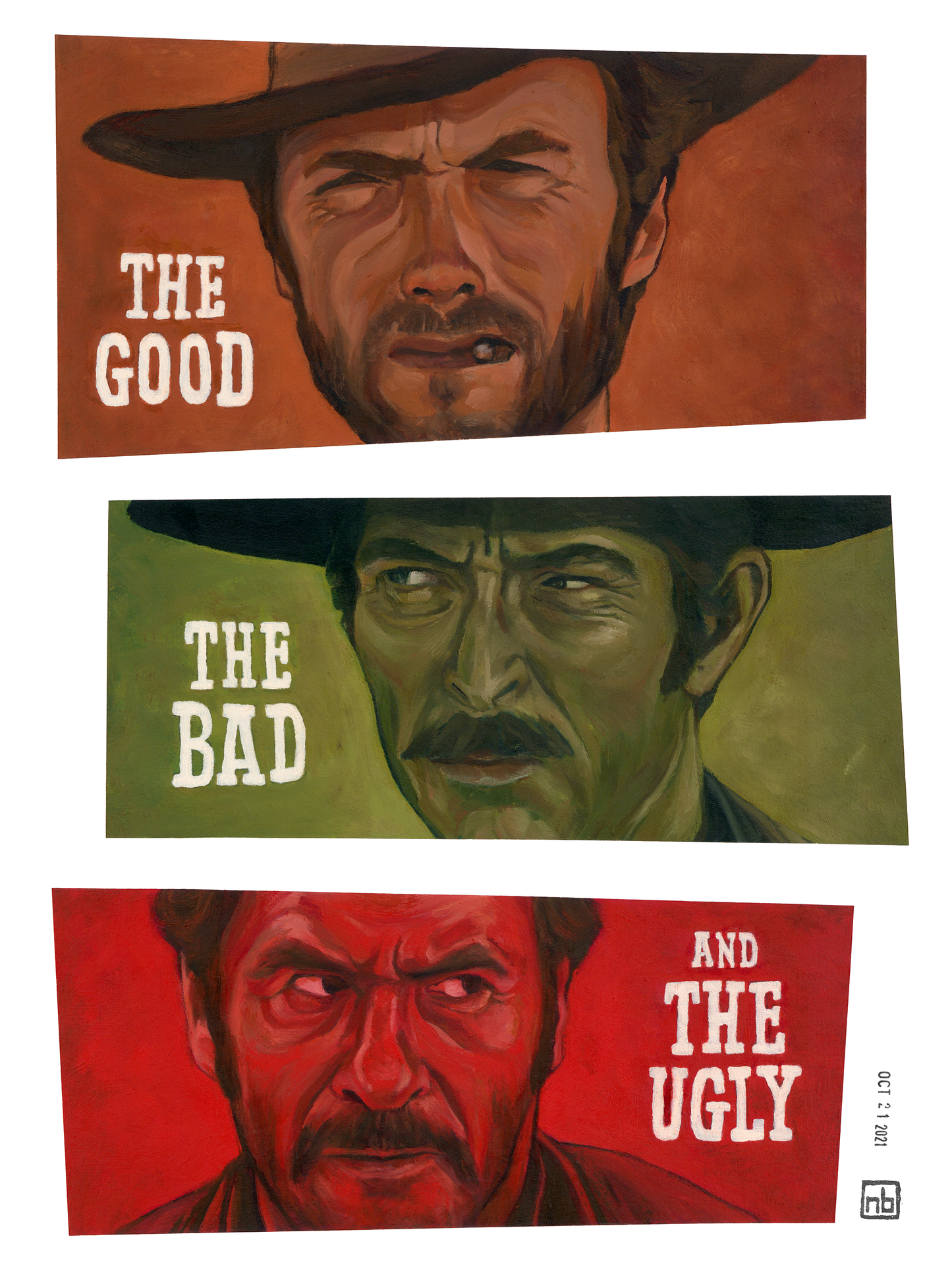 The Good, The Bad, and The Ugly // Oil Painting