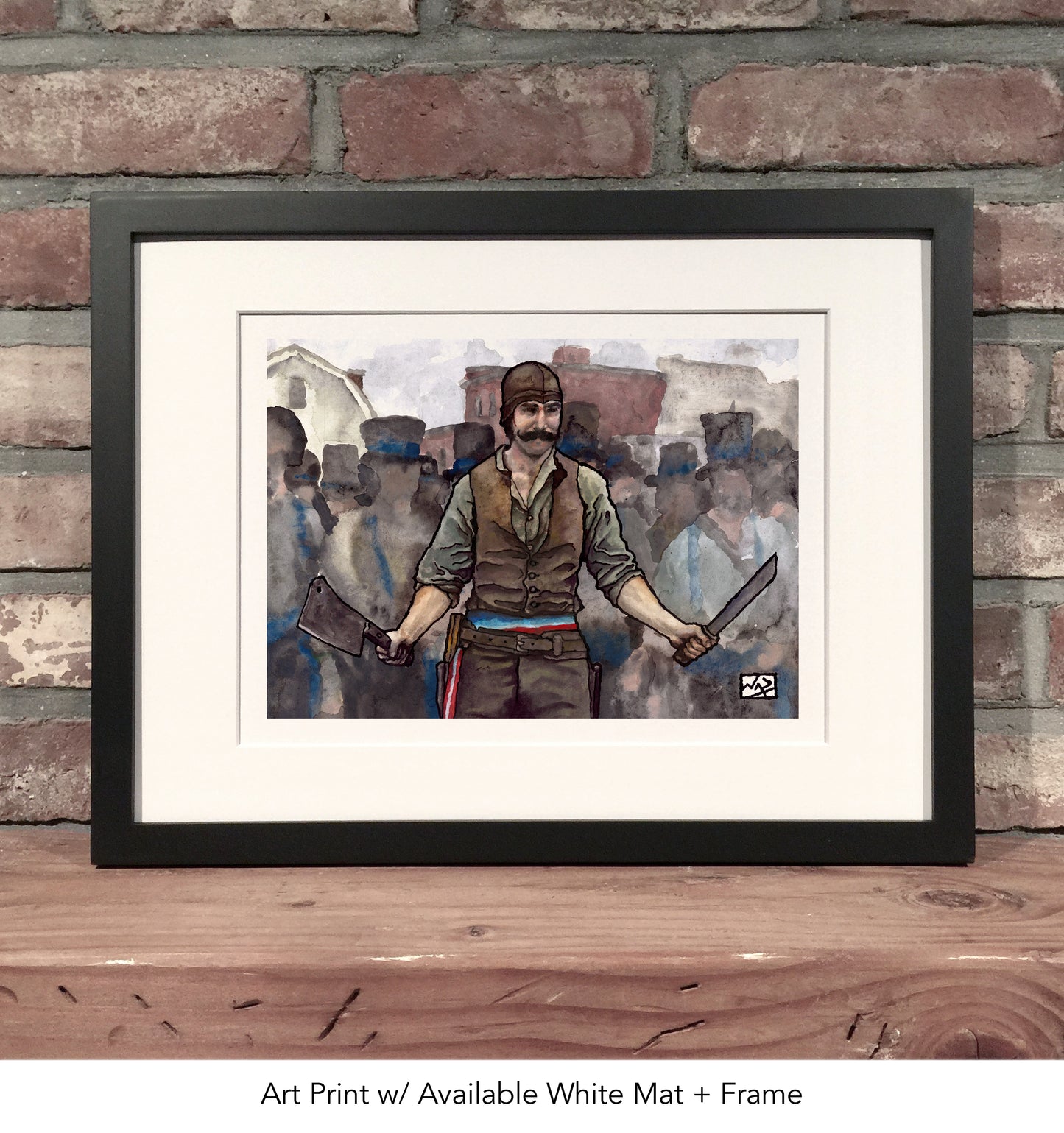 BILL THE BUTCHER Gangs of New York // Gouache & Pen and Ink