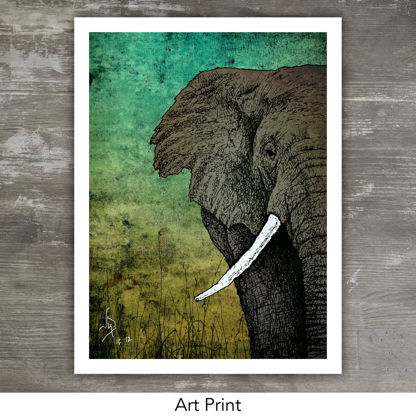 ELEPHANT // Mixed Media