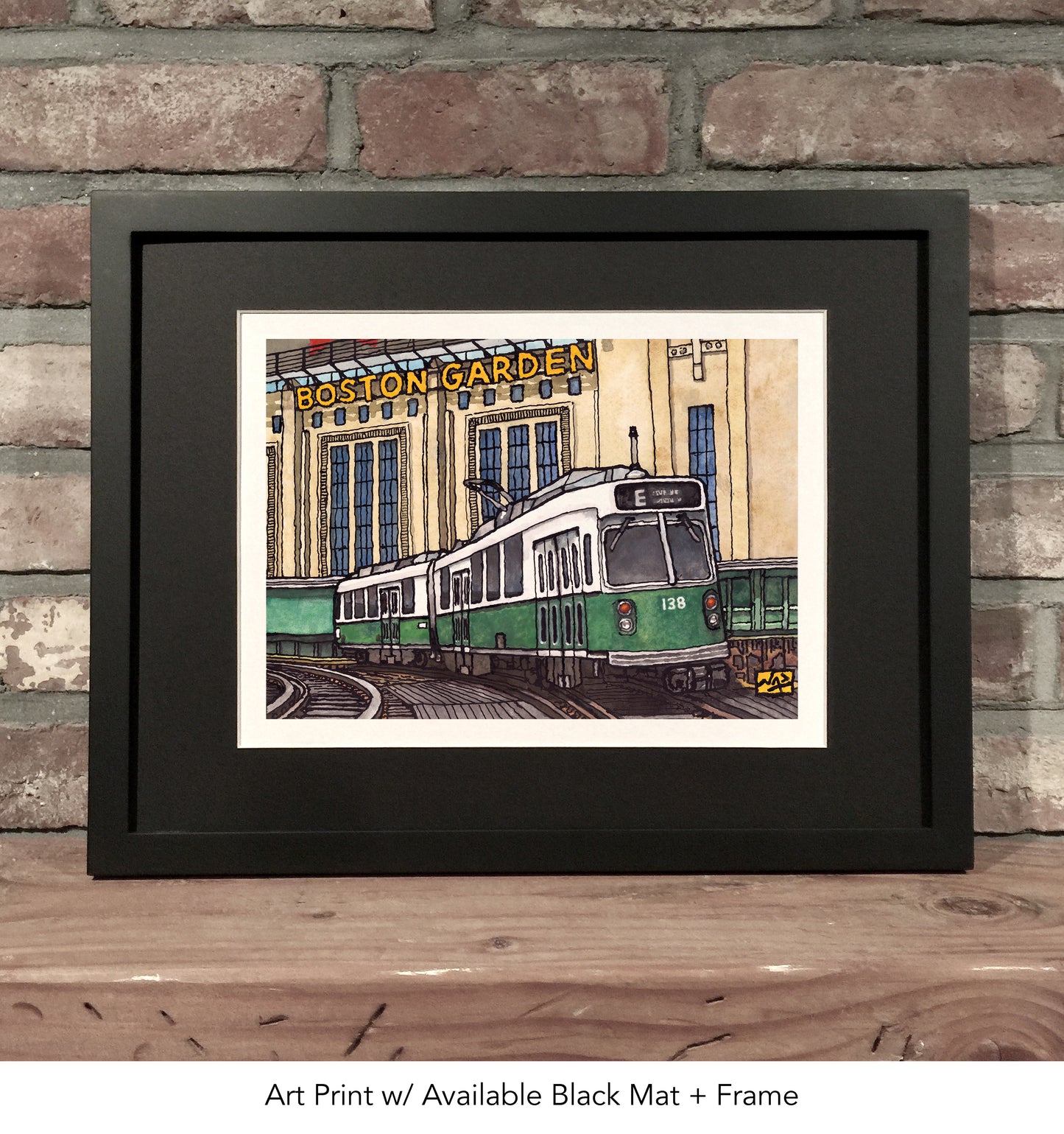 BOSTON GARDEN // Ink & Watercolor