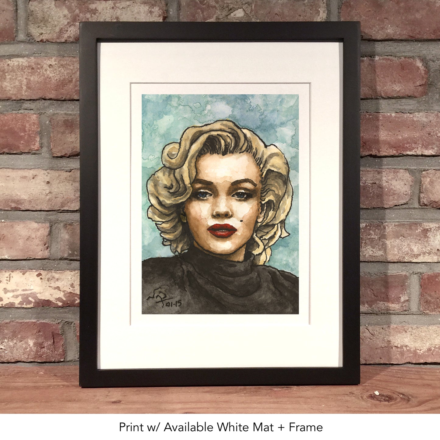 MARILYN MONROE // Ink & Watercolor