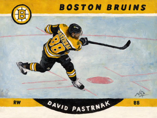 BOSTON BRUINS - David Pastrnak // Oil Painting