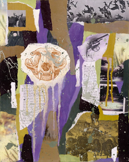 ON A PLAIN // Mixed Media Painting