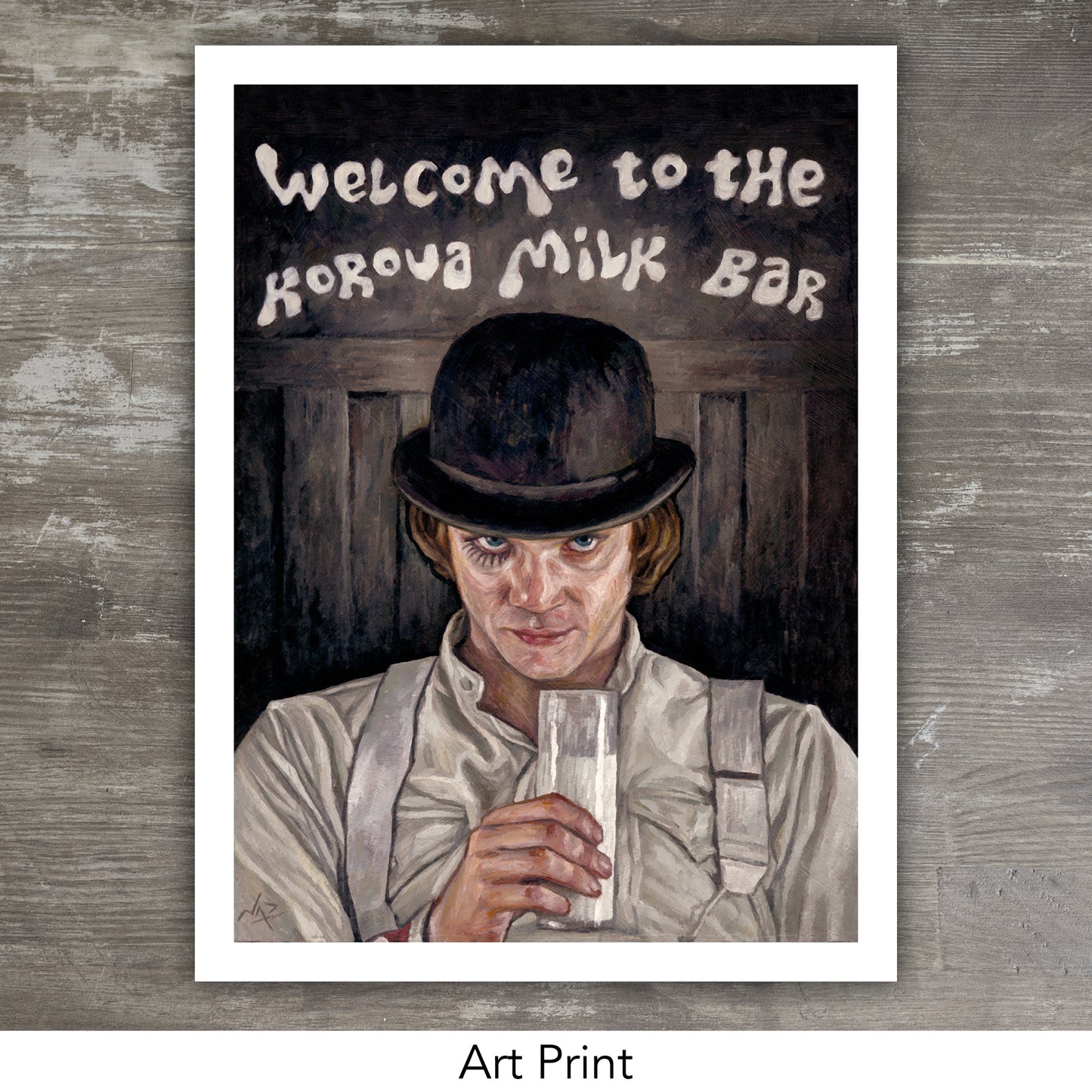 A CLOCKWORK ORANGE // Oil Painting