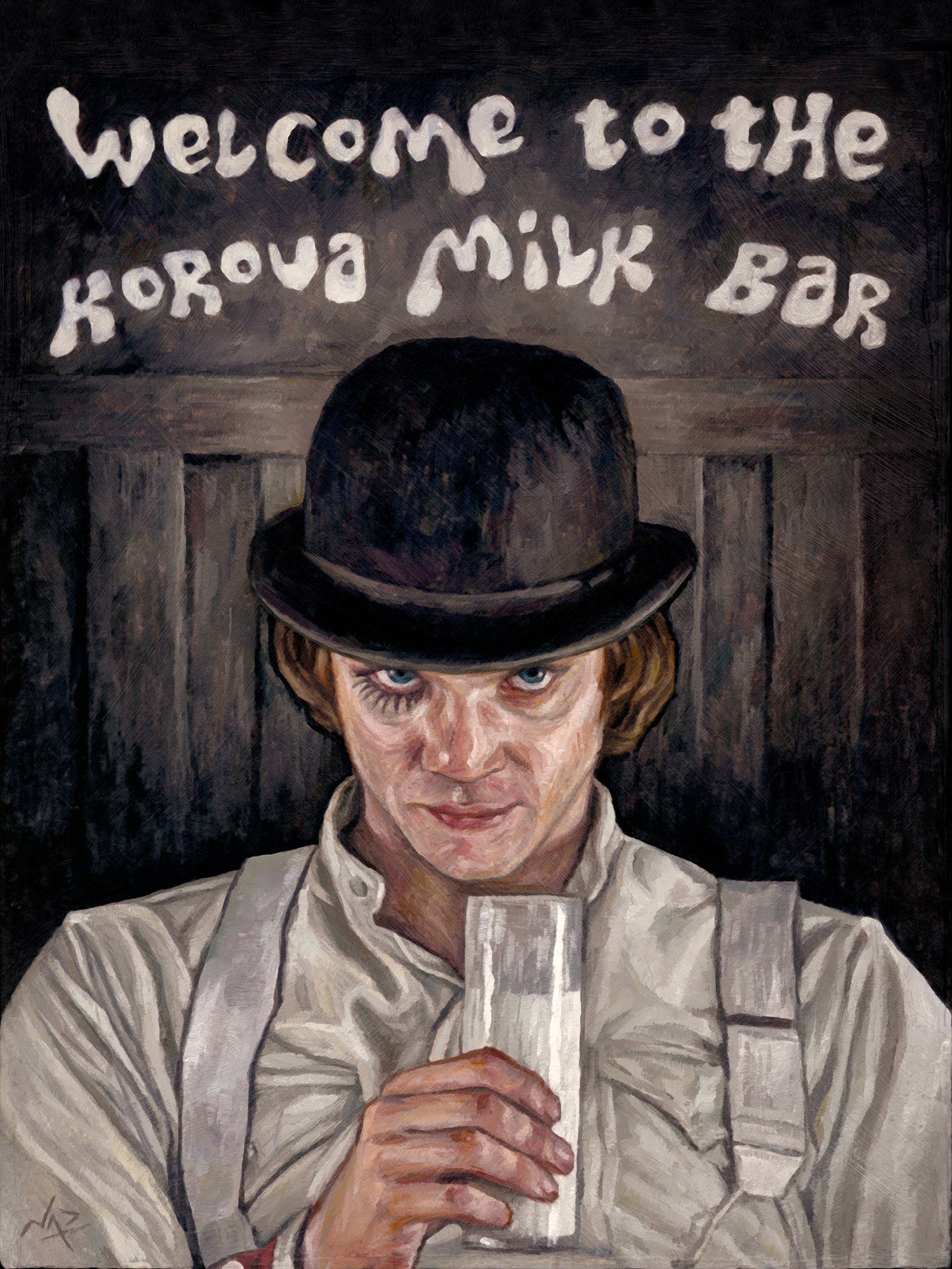 A CLOCKWORK ORANGE // Oil Painting