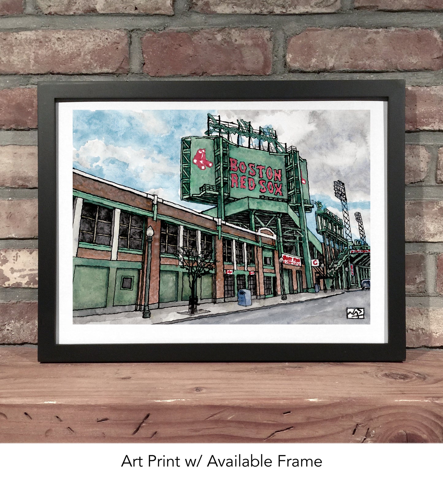 FENWAY PARK // Ink & Watercolor