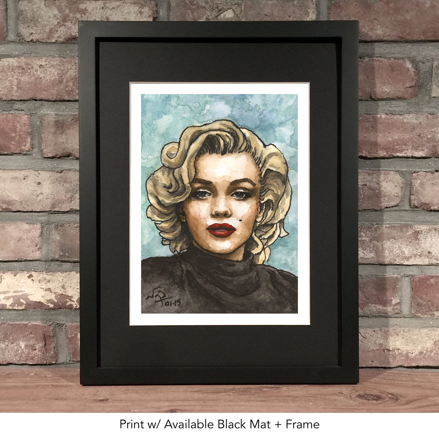 MARILYN MONROE // Ink & Watercolor