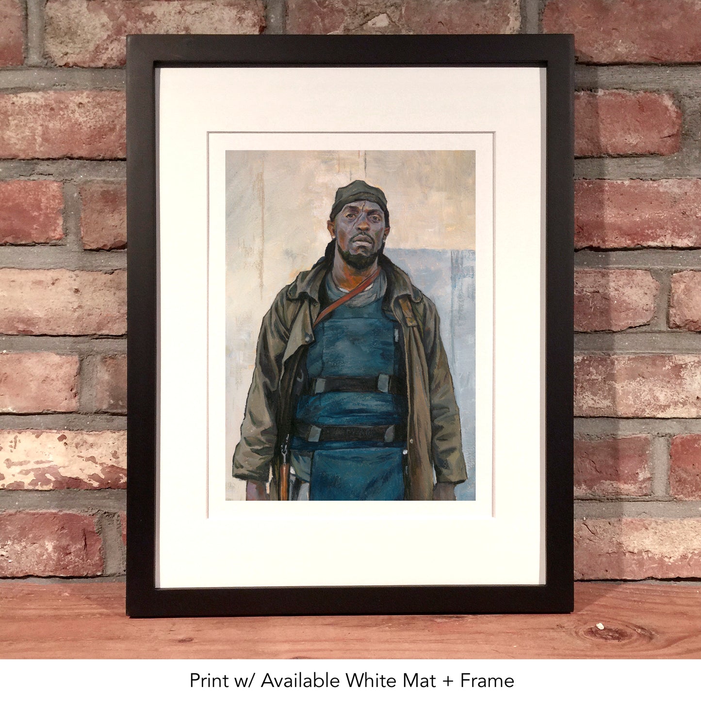 OMAR LITTLE, Michael K. Williams (The Wire, HBO) // Oil Painting