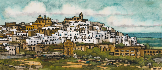 PUGLIA, ITALY // Ink and Watercolor