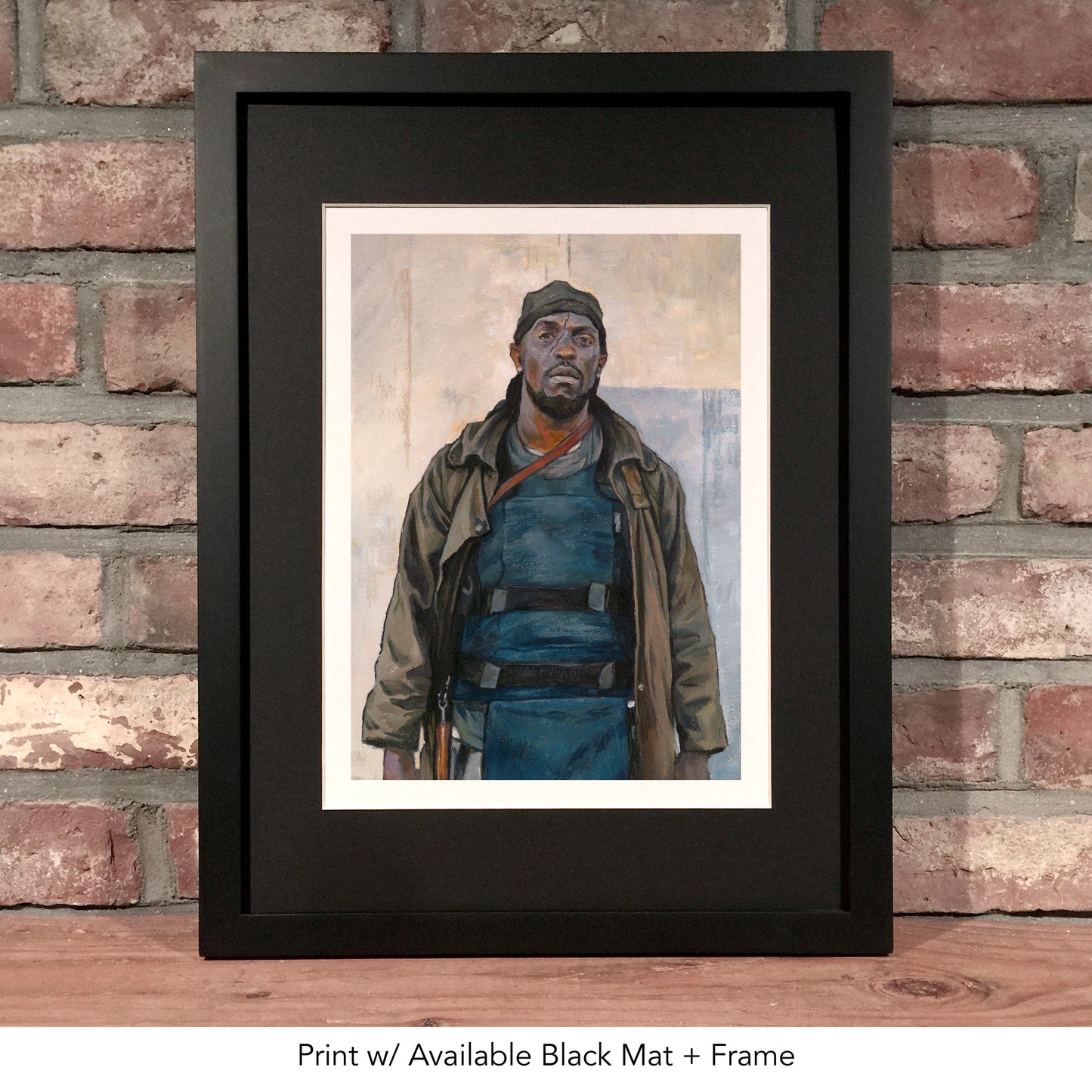 OMAR LITTLE, Michael K. Williams (The Wire, HBO) // Oil Painting