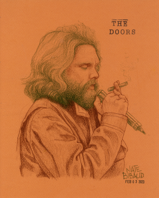 THE DOORS // Colored Pencil Drawing (Jim Morrison)