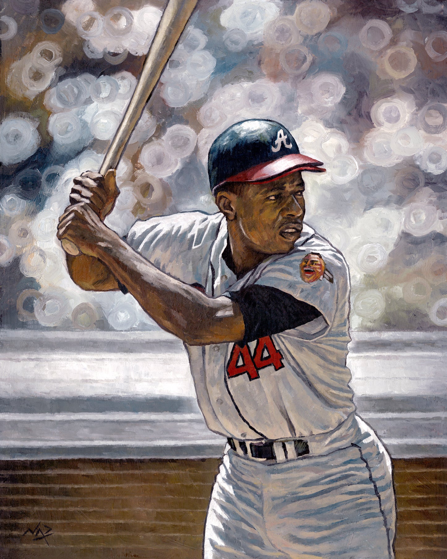 HANK AARON // Oil Painting