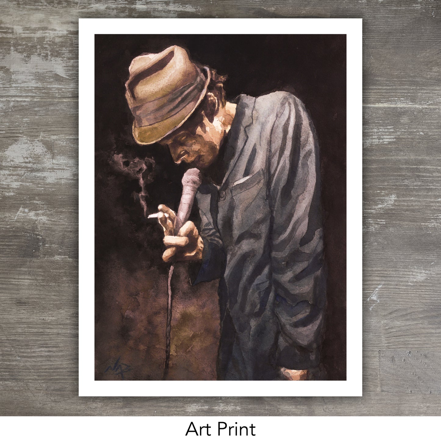 TOM WAITS // Gouache