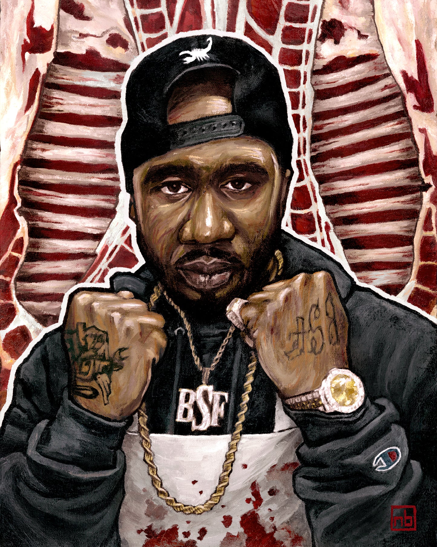 BENNY THE BUTCHER // Oil Painting