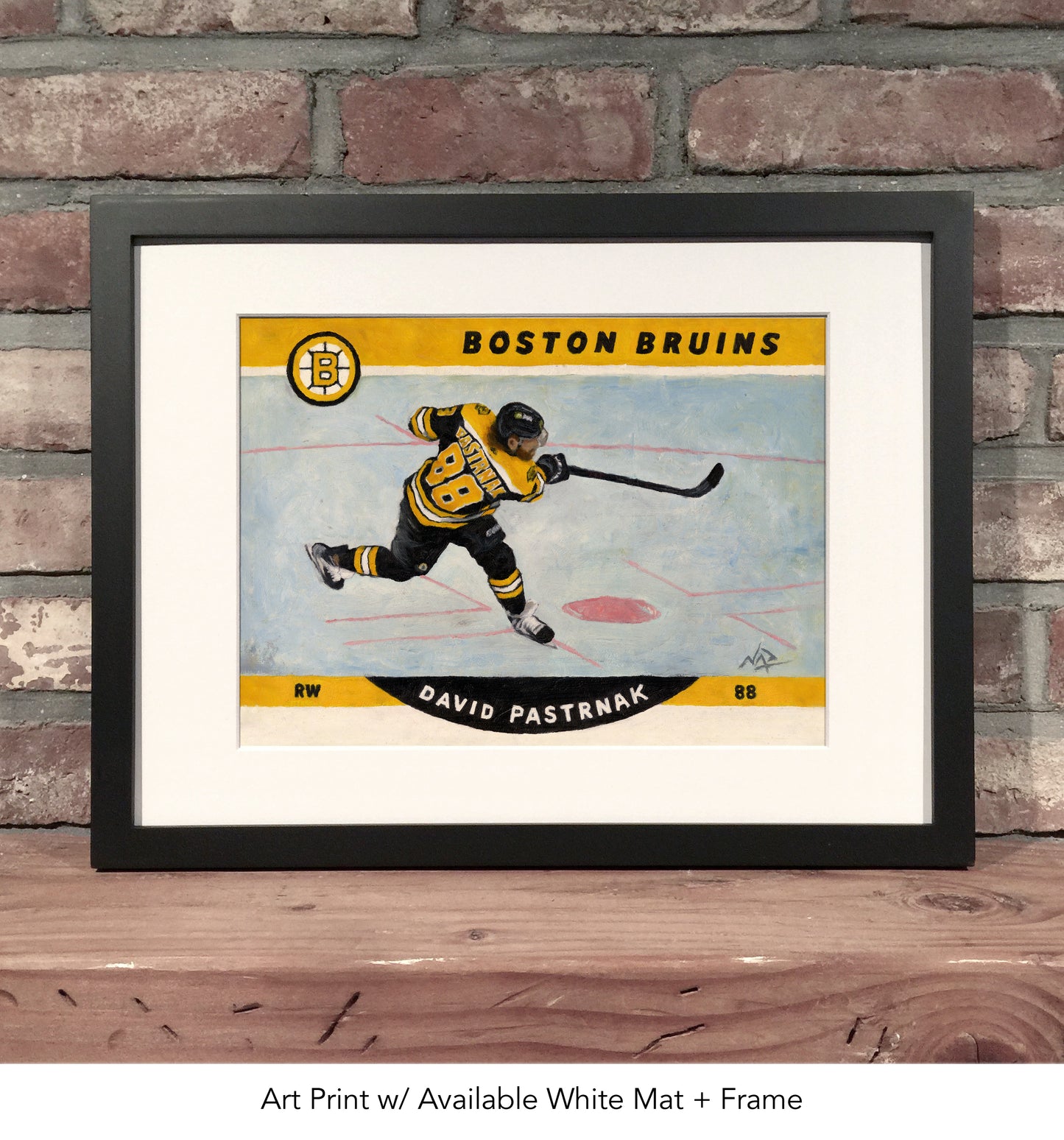 BOSTON BRUINS - David Pastrnak // Oil Painting