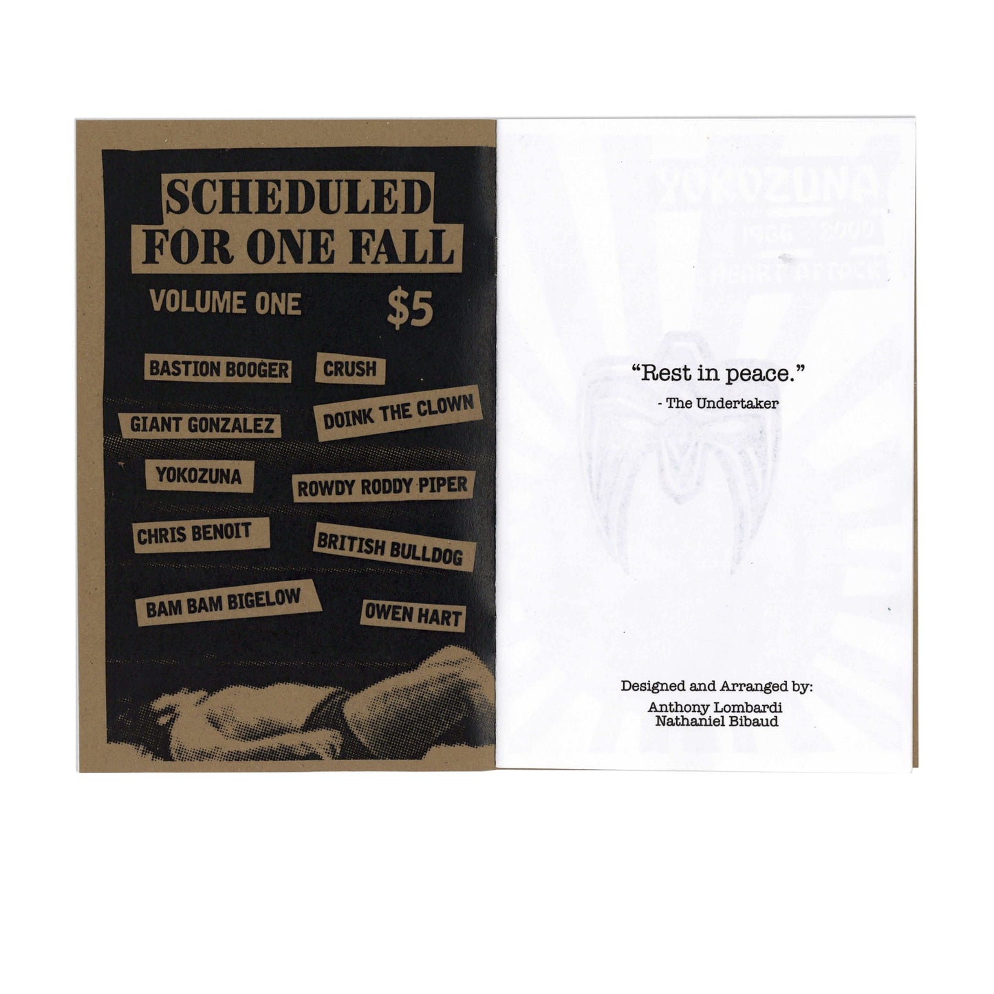 Zine // SCHEDULED For ONE FALL - Collage