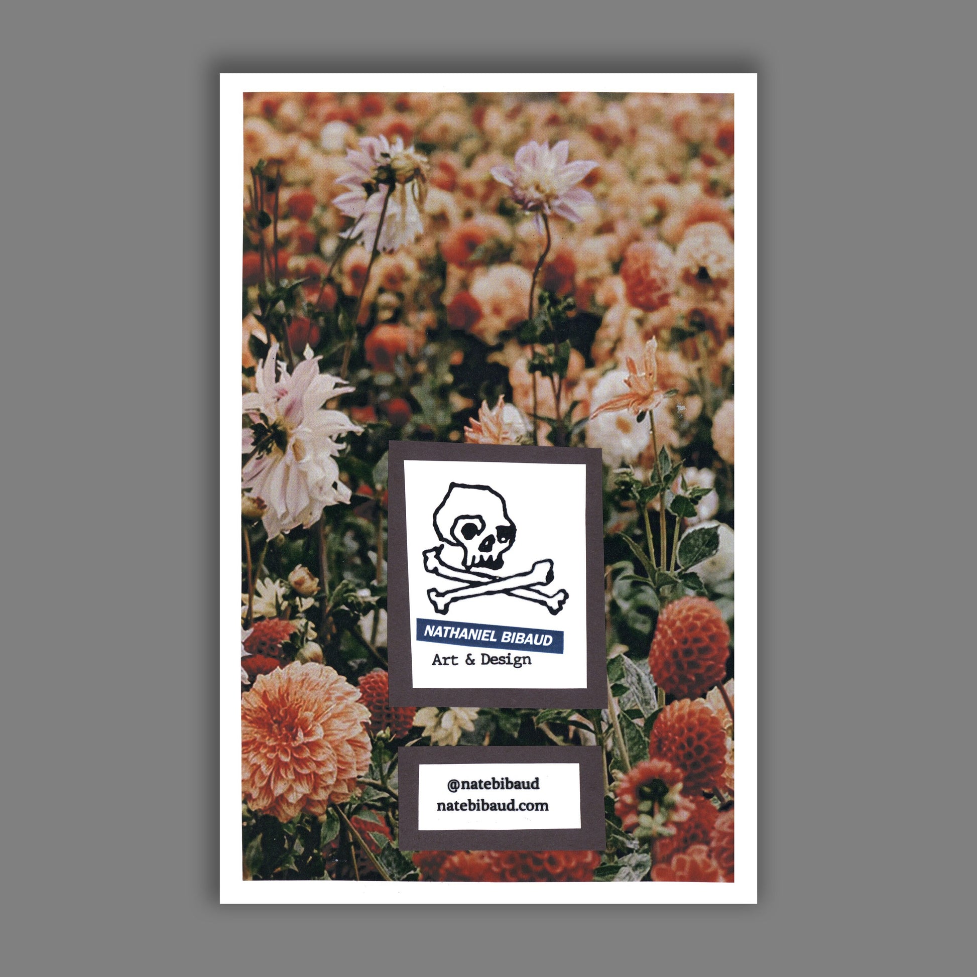 Social Distance Greeting Card // I MISS YOU And I’m Glad You’re Not Dead - Mixed Media Collage (Covid 19, Coronavirus)