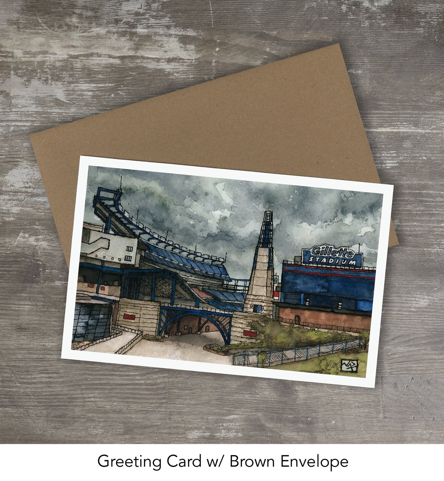 Greeting Card // GILLETTE STADIUM - New England Patriots