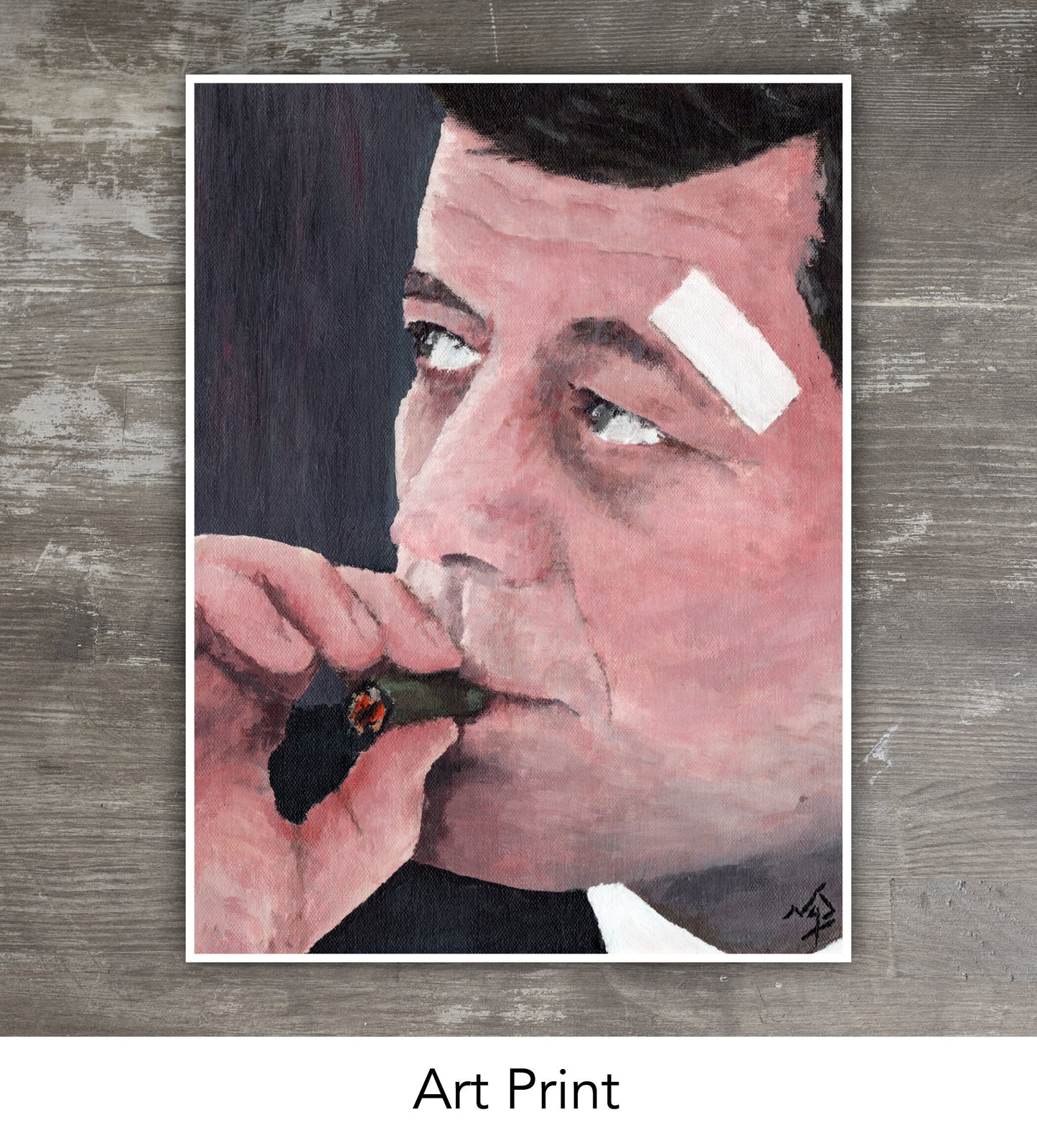 JFK // Acrylic Painting