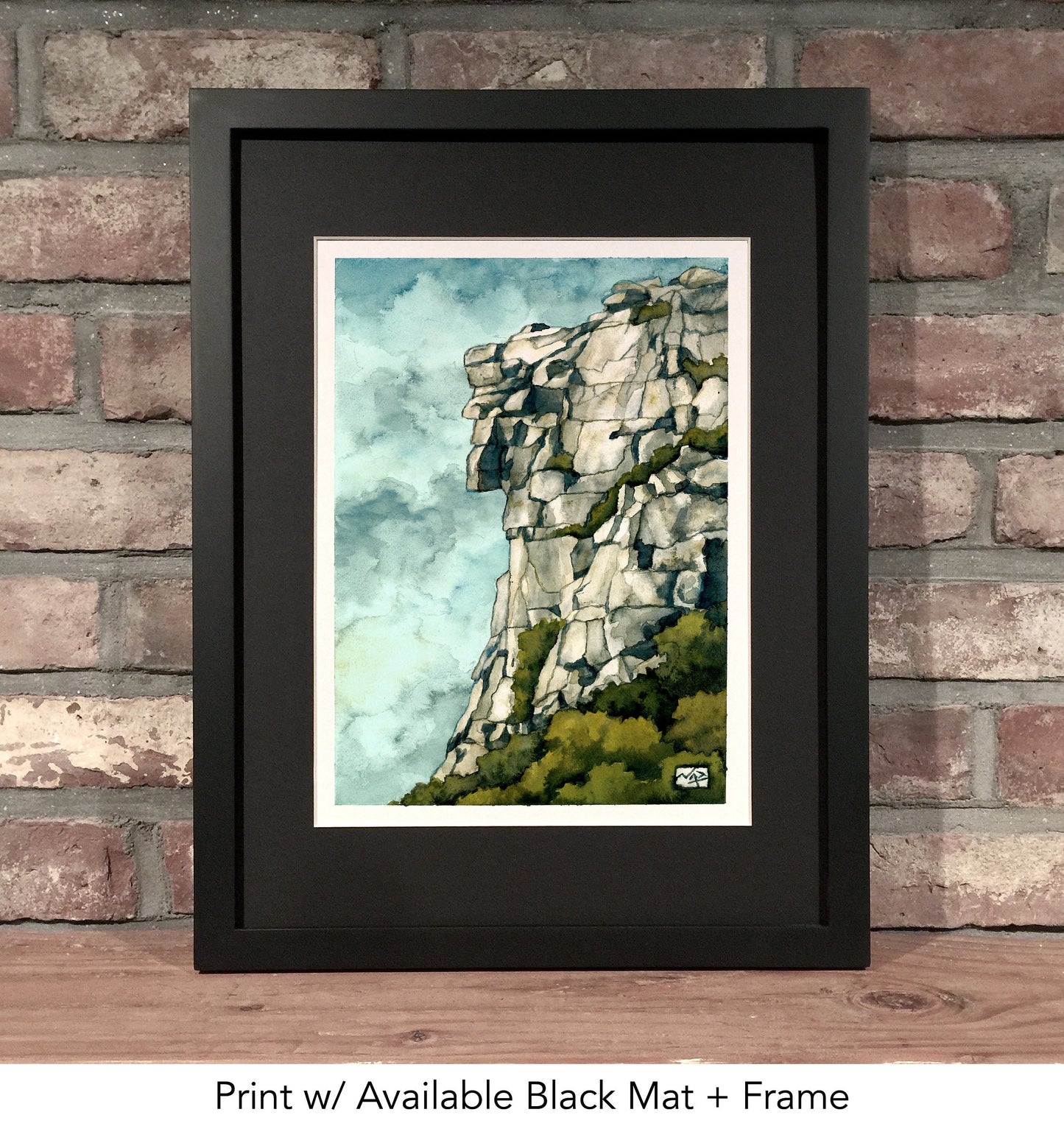 OLD MAN in the MOUNTAIN // Gouache