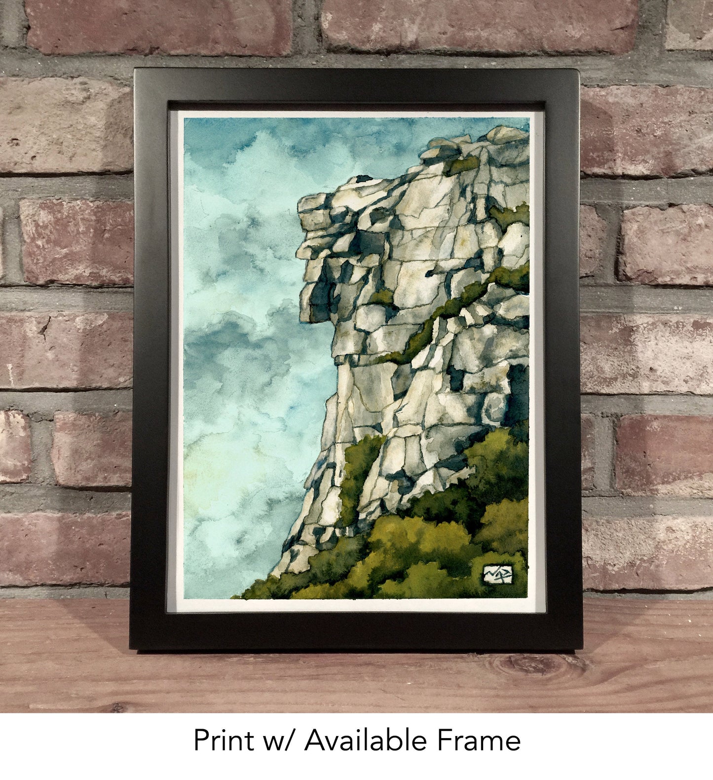 OLD MAN in the MOUNTAIN // Gouache