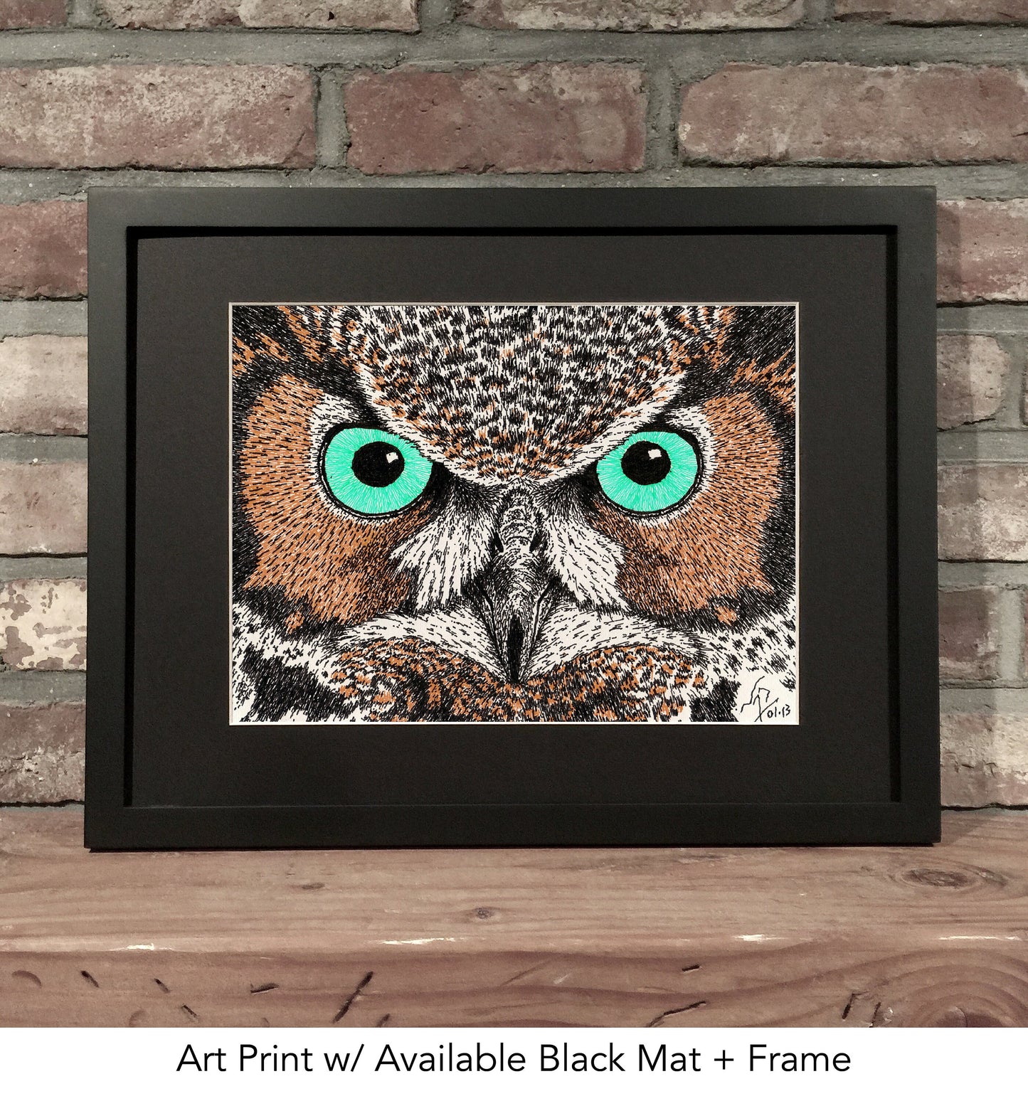 OWL EYES // Pen & Ink