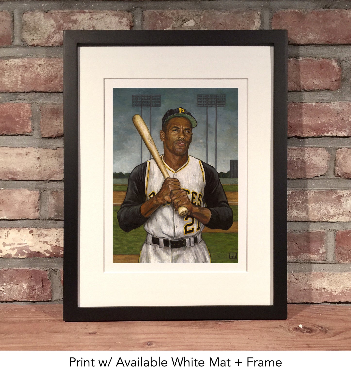 ROBERTO CLEMENTE - Pittsburgh Pirates // Oil Painting