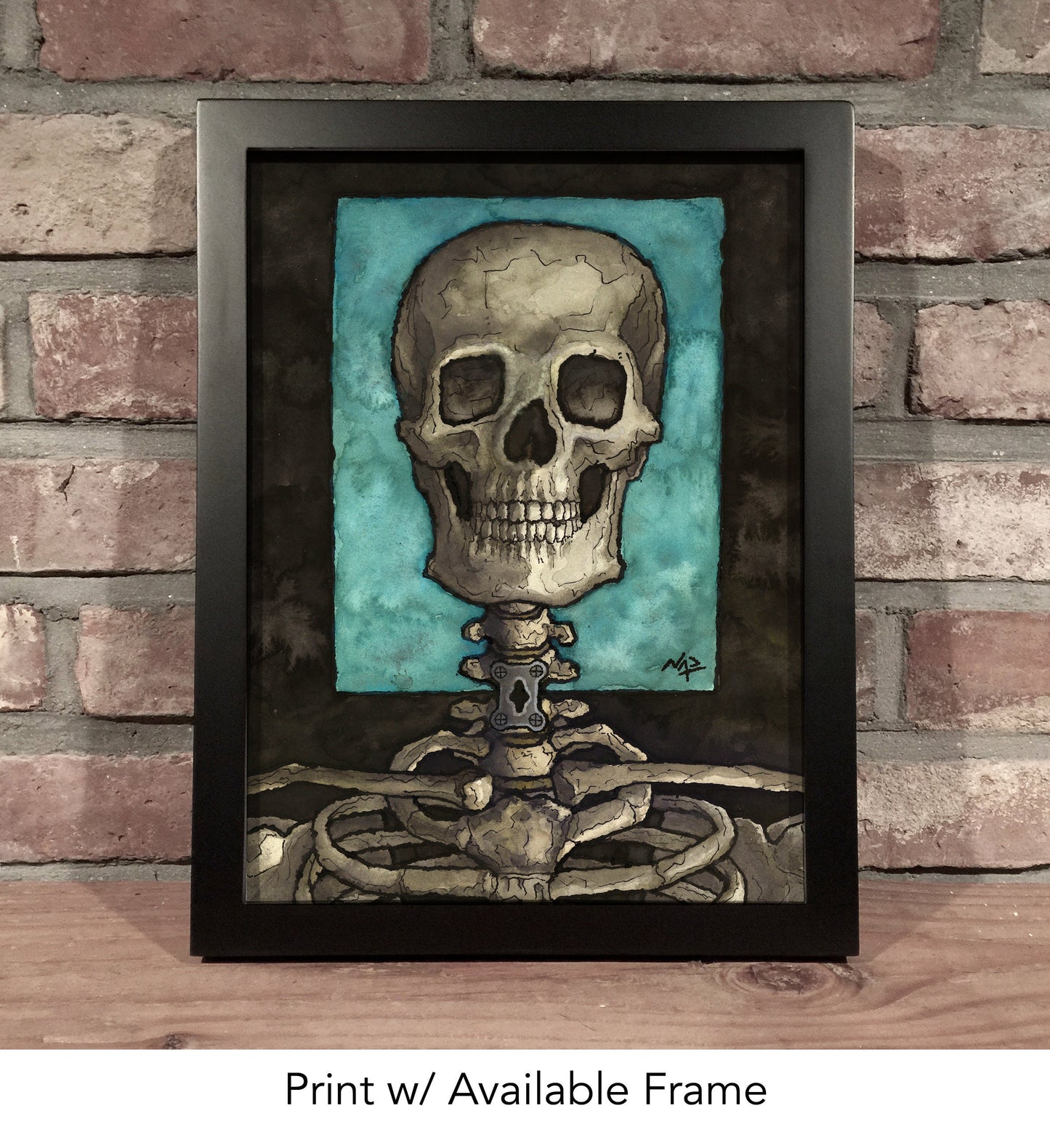 SKULL FUSION // Ink & Gouache