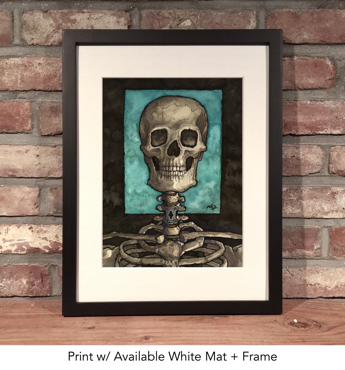 SKULL FUSION // Ink & Gouache