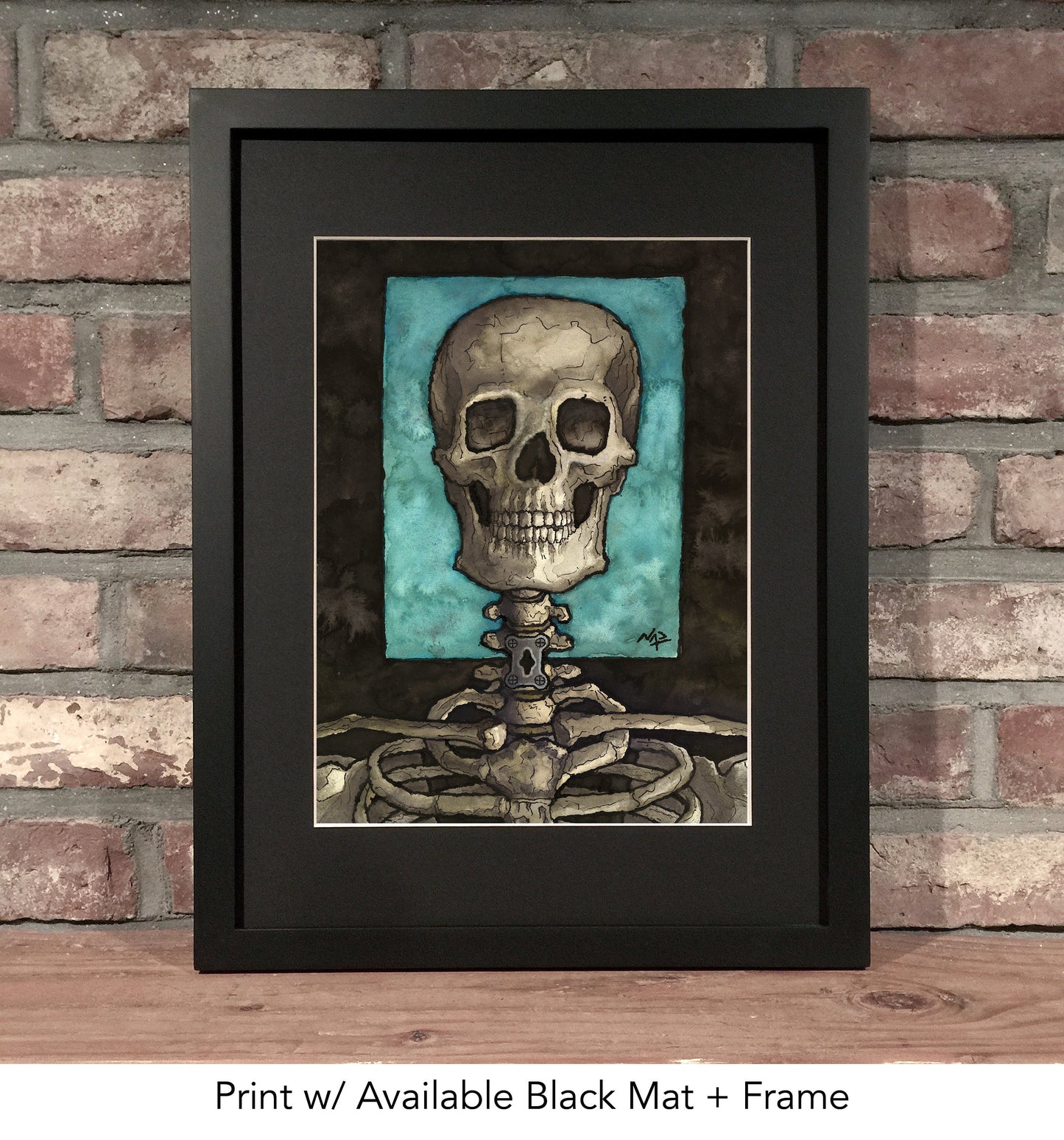 SKULL FUSION // Ink & Gouache