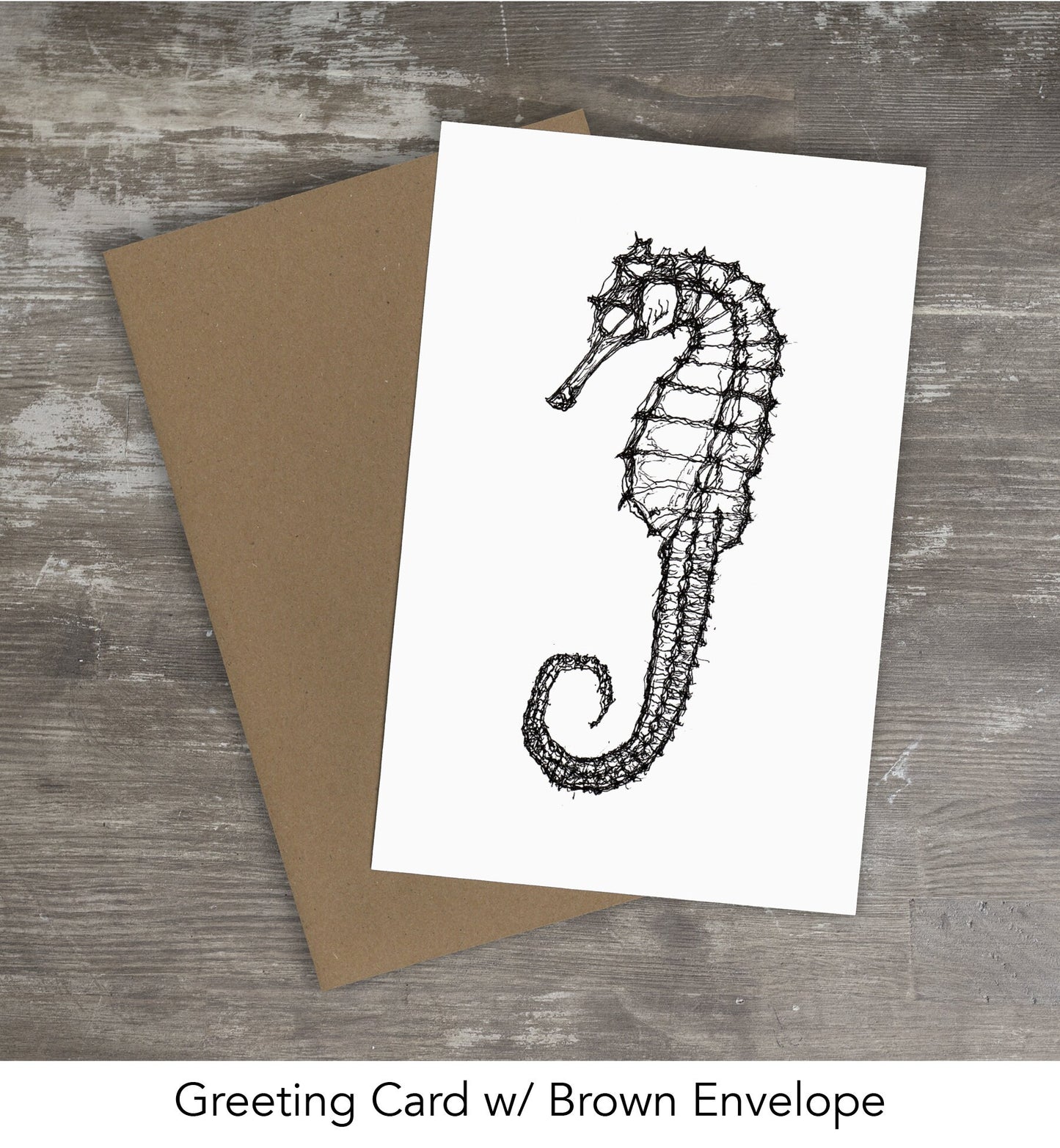 SEAHORSE // Pen & Ink