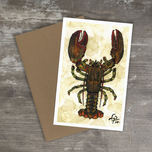 Greeting Card // LOBSTER